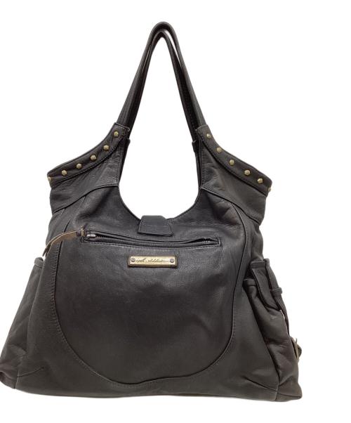 14th addiction（フォーティーンスアディクション）14th addiction (フォーティーンスアディクション) レザートートバッグ ブラックの古着・服飾アイテム