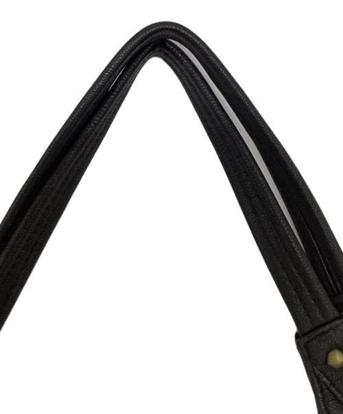 14th addiction（フォーティーンスアディクション）14th addiction (フォーティーンスアディクション) レザートートバッグ ブラックの古着・服飾アイテム