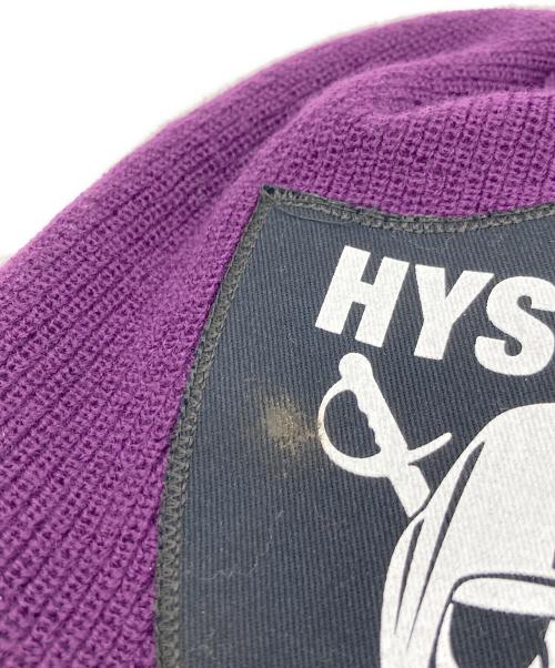 Hysteric Glamour（ヒステリックグラマー）Hysteric Glamour (ヒステリックグラマー) WOMAN PIRATE オーバーサイズワッチキャップ パープル サイズ:FREEの古着・服飾アイテム