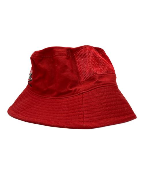 Hysteric Glamour（ヒステリックグラマー）Hysteric Glamour (ヒステリックグラマー) AUTHENTIC刺繍 バケットハット レッド サイズ:Lの古着・服飾アイテム
