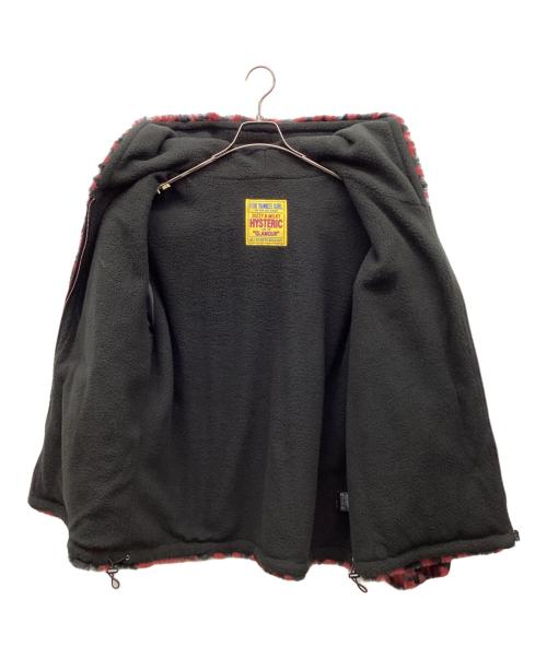 Hysteric Glamour（ヒステリックグラマー）Hysteric Glamour (ヒステリックグラマー) WOMAN PIRATEアップリケ フーデッドブルゾン ボルドー サイズ:FREEの古着・服飾アイテム