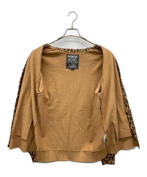 Hysteric Glamour（ヒステリックグラマー）Hysteric Glamour (ヒステリックグラマー) レオパード カーディガン ベージュ サイズ:Sの古着・服飾アイテム