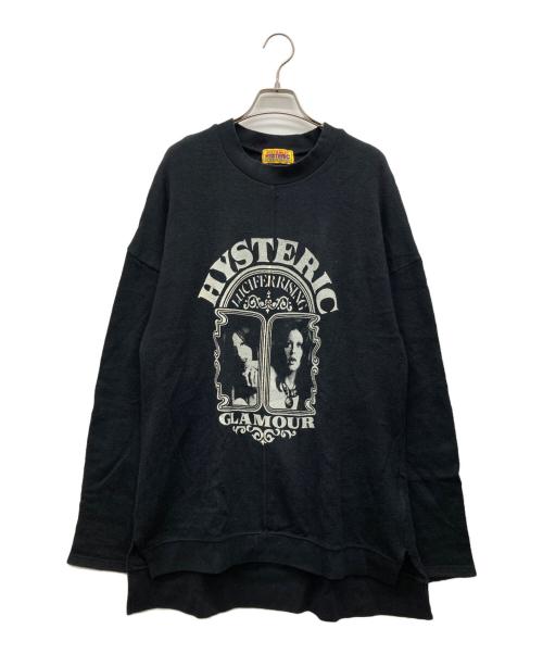 Hysteric Glamour（ヒステリックグラマー）Hysteric Glamour (ヒステリックグラマー) HOLY LUCIFER スウェット ブラック サイズ:FREEの古着・服飾アイテム