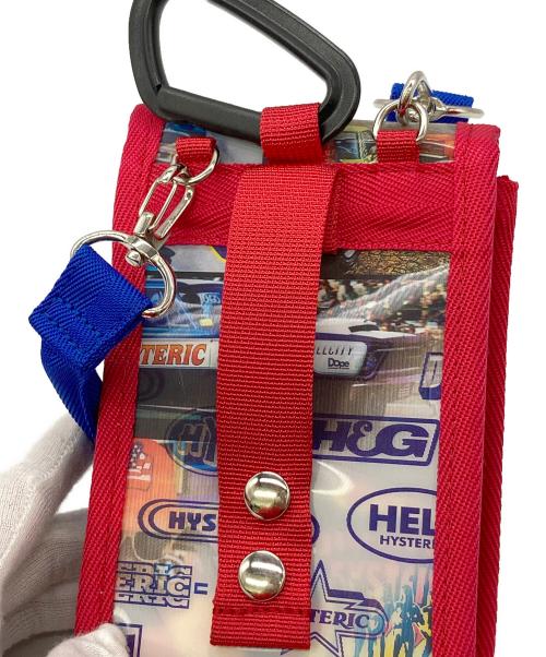 Hysteric Glamour（ヒステリックグラマー）Hysteric Glamour (ヒステリックグラマー) HYS柄モバイルポーチ レッドの古着・服飾アイテム