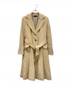 icBアイシービー）の古着「ウールトレンチコート」｜ベージュ