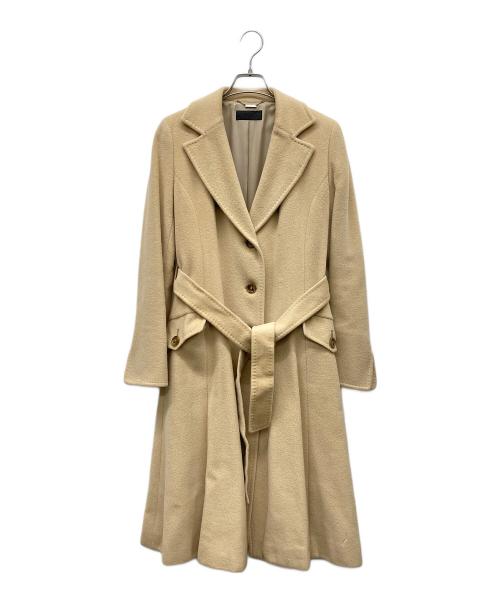 icB（アイシービー）icB (アイシービー) ウールトレンチコート ベージュ サイズ:9　B82-86,H89-92,T160-168の古着・服飾アイテム