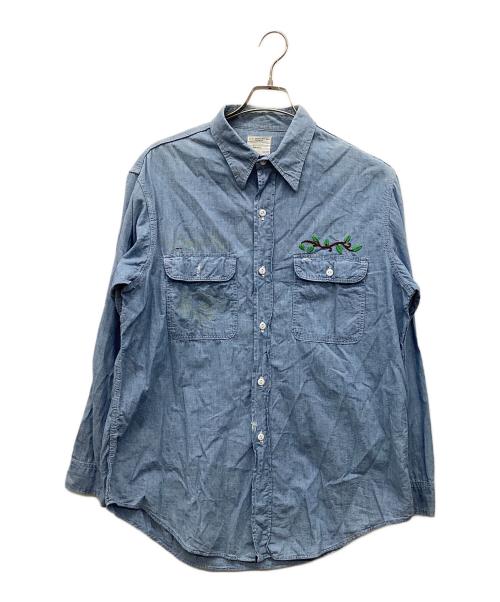 big mac（ビッグマック）BIG MAC (ビッグマック) シャンブレーシャツ スカイブルー サイズ:L 16/-16 1/2の古着・服飾アイテム