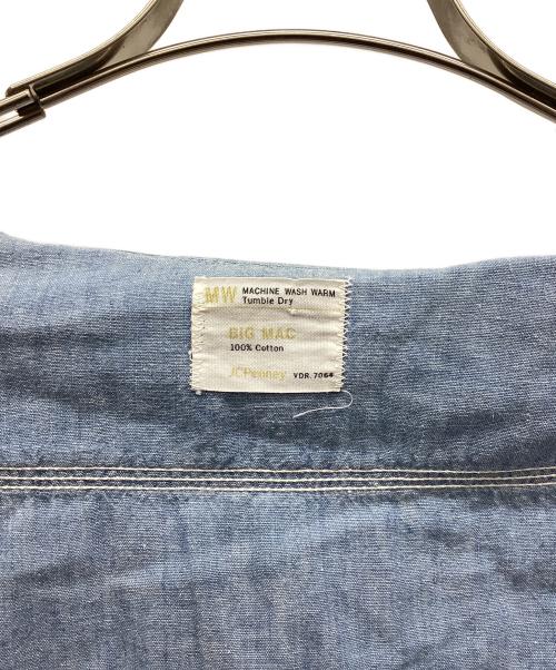 big mac（ビッグマック）BIG MAC (ビッグマック) シャンブレーシャツ スカイブルー サイズ:L 16/-16 1/2の古着・服飾アイテム