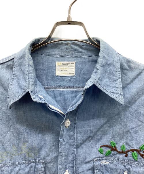 big mac（ビッグマック）BIG MAC (ビッグマック) シャンブレーシャツ スカイブルー サイズ:L 16/-16 1/2の古着・服飾アイテム