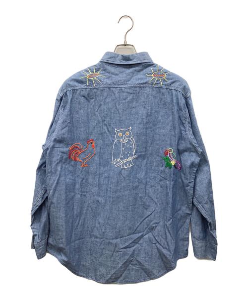 J.C.PENNY（ジェーシーペニー）J.C.PENNY (ジェーシーペニー) シャンブレーシャツ スカイブルー サイズ:不明の古着・服飾アイテム