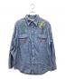J.C.PENNY（ジェーシーペニー）の古着「シャンブレーシャツ」｜スカイブルー