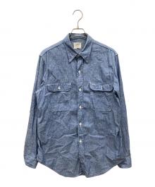 big mac（ビッグマック）の古着「シャンブレーシャツ」｜スカイブルー