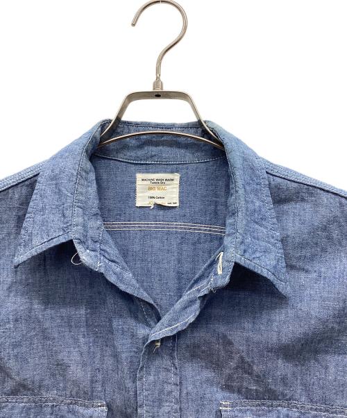 big mac（ビッグマック）big mac (ビッグマック) シャンブレーシャツ スカイブルー サイズ:不明の古着・服飾アイテム