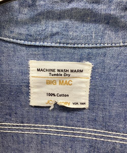 big mac（ビッグマック）big mac (ビッグマック) シャンブレーシャツ スカイブルー サイズ:不明の古着・服飾アイテム