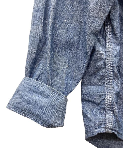 big mac（ビッグマック）big mac (ビッグマック) シャンブレーシャツ スカイブルー サイズ:不明の古着・服飾アイテム