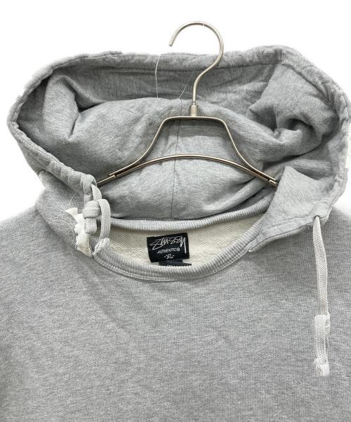 stussy（ステューシー）stussy (ステューシー) 後付けパーカー グレー サイズ:XLの古着・服飾アイテム