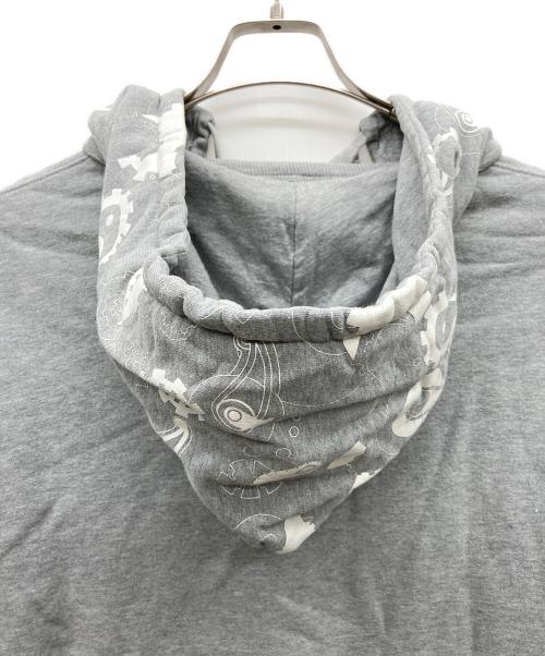 stussy（ステューシー）stussy (ステューシー) 後付けパーカー グレー サイズ:XLの古着・服飾アイテム