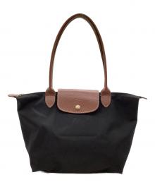 LONGCHAMP（ロンシャン）の古着「トートバッグ」｜ブラック