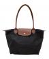 LONGCHAMP（ロンシャン）の古着「トートバッグ」｜ブラック