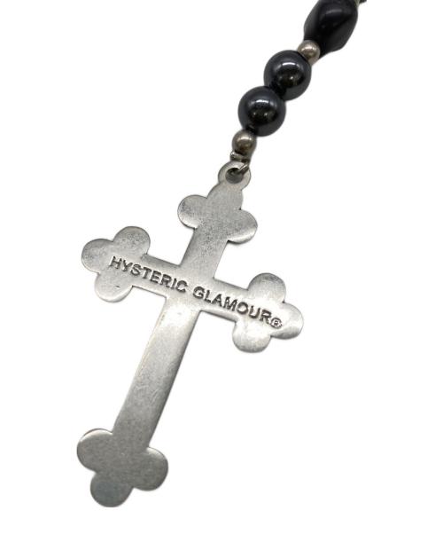 Hysteric Glamour（ヒステリックグラマー）Hysteric Glamour (ヒステリックグラマー) クロスハートネックレス ブラックの古着・服飾アイテム