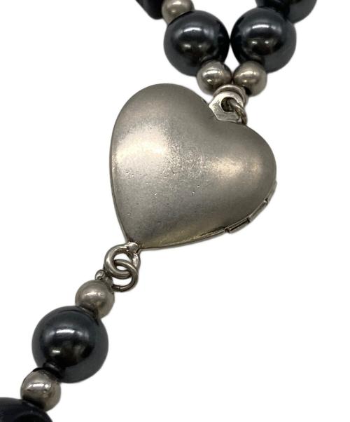 Hysteric Glamour（ヒステリックグラマー）Hysteric Glamour (ヒステリックグラマー) クロスハートネックレス ブラックの古着・服飾アイテム