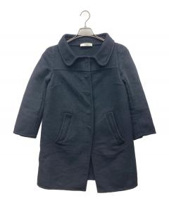 中古・古着通販】PRADA (プラダ) ツイードコート ブラック×ホワイト