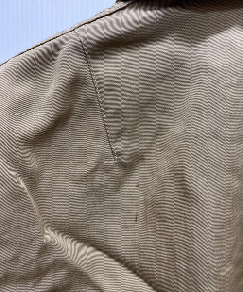 FRAMeWORK（フレームワーク）FRAMeWORK (フレームワーク) ヴィンテージナイロンフライトブルゾン ベージュ サイズ:38の古着・服飾アイテム