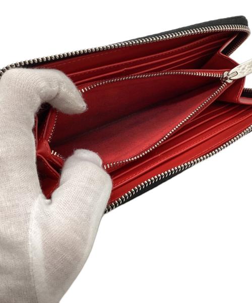 Christian Louboutin（クリスチャン・ルブタン）Christian Louboutin (クリスチャン・ルブタン) スタッズロングウォレット ブラックの古着・服飾アイテム