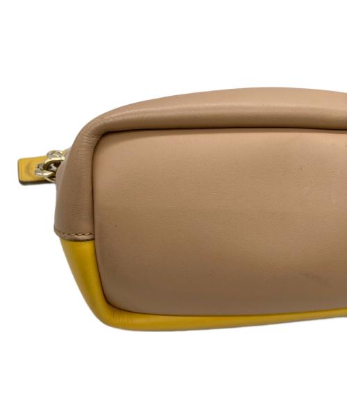 Chloe（クロエ）Chloe (クロエ) バイカラーベイリーショルダーハンドバッグ イエローの古着・服飾アイテム