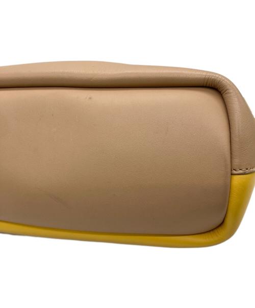 Chloe（クロエ）Chloe (クロエ) バイカラーベイリーショルダーハンドバッグ イエローの古着・服飾アイテム