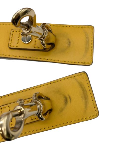 Chloe（クロエ）Chloe (クロエ) バイカラーベイリーショルダーハンドバッグ イエローの古着・服飾アイテム