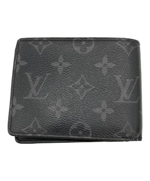 LOUIS VUITTON（ルイ ヴィトン）LOUIS VUITTON (ルイ ヴィトン) ポルトフォイユ ミュルティプル ブラックの古着・服飾アイテム