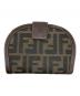 FENDI（フェンディ）の古着「ズッカ柄二つ折り財布」｜ブラウン
