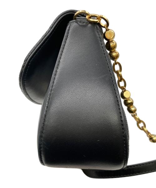 Christian Dior（クリスチャン ディオール）Christian Dior (クリスチャン ディオール) カナージュチェーンショルダーバッグ ブラックの古着・服飾アイテム
