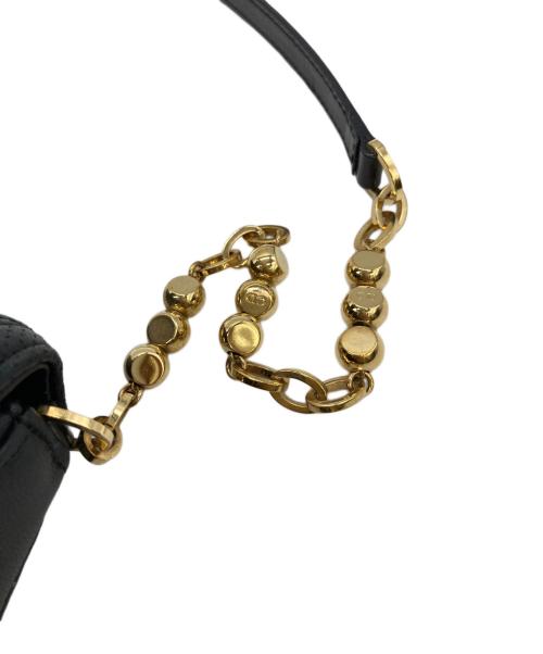 Christian Dior（クリスチャン ディオール）Christian Dior (クリスチャン ディオール) カナージュチェーンショルダーバッグ ブラックの古着・服飾アイテム