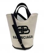 BALENCIAGAバレンシアガ）の古着「WAVE 2WAY TOTE BAG」｜アイボリー