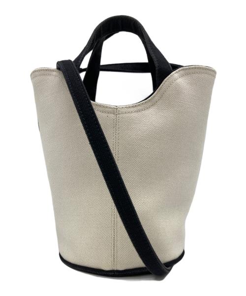 BALENCIAGA（バレンシアガ）BALENCIAGA (バレンシアガ) WAVE 2WAY TOTE BAG アイボリーの古着・服飾アイテム