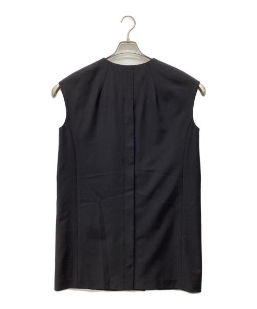 LE PHIL（ル フィル）LE PHIL (ル フィル) サマーウールジレ ブラック サイズ:Fの古着・服飾アイテム