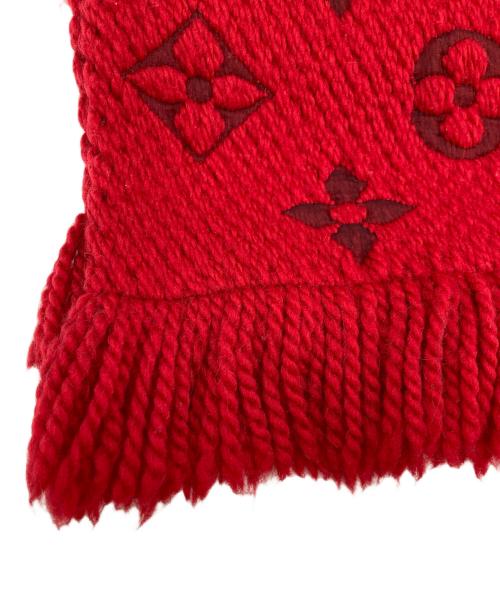 LOUIS VUITTON（ルイ ヴィトン）LOUIS VUITTON (ルイ ヴィトン) エシャルプ・ロゴマニア レッドの古着・服飾アイテム