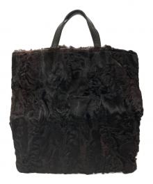 LOEWE（ロエベ）の古着「リアルファートートバッグ」｜ブラウン