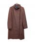 A.P.C.（アーペーセー）の古着「ウール混スタンドカラーコート」｜ブラウン