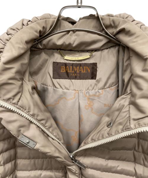 BALMAIN（バルマン）BALMAIN (バルマン) ダウンコート ベージュ サイズ:Mの古着・服飾アイテム