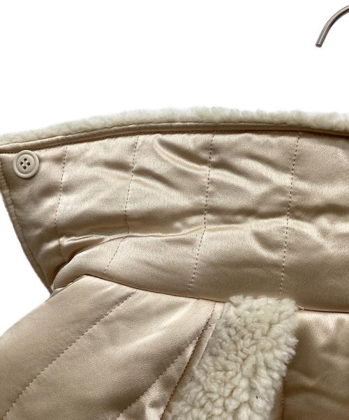 ETRE TOKYO（エトレトウキョウ）ETRE TOKYO (エトレトウキョウ) キルティングボアジャケットMA-1 アイボリー サイズ:Mの古着・服飾アイテム