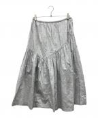 machattマチャット）の古着「フラワースカート」｜グレー