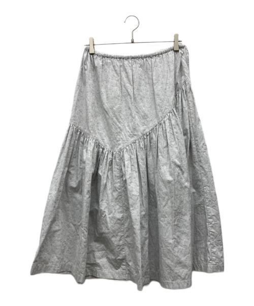 machatt（マチャット）machatt (マチャット) フラワースカート グレー サイズ:表記無しの古着・服飾アイテム