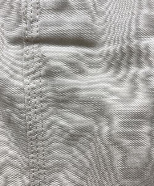 DRAWER（ドゥロワー）Drawer (ドゥロワー) オックス切り替えフロントポケットスカート アイボリー サイズ:36の古着・服飾アイテム