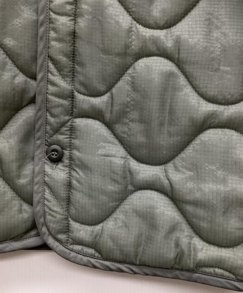 USED（ユーズド）USED (ユーズド) キルティングジャケット グリーン サイズ:Mediumの古着・服飾アイテム