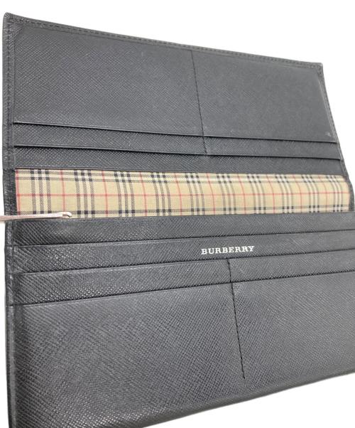 BURBERRY（バーバリー）BURBERRY (バーバリー) 長財布 ブラックの古着・服飾アイテム