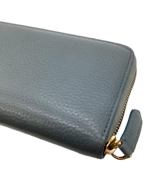 BURBERRY（バーバリー）BURBERRY (バーバリー) ラウンドファスナー財布 ネイビーの古着・服飾アイテム