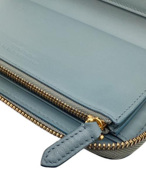 BURBERRY（バーバリー）BURBERRY (バーバリー) ラウンドファスナー財布 ネイビーの古着・服飾アイテム